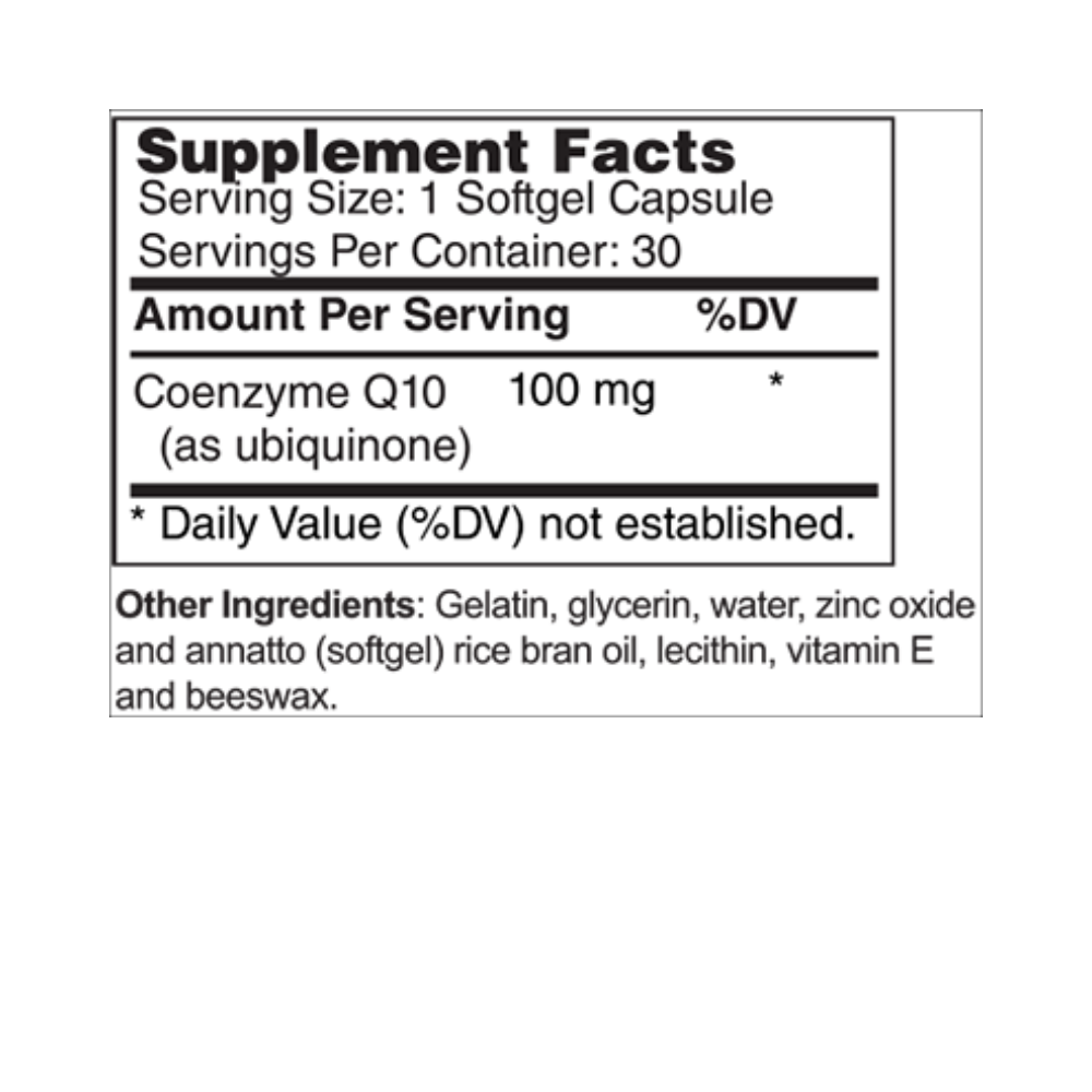 CoEnzyme Q10 100 mg